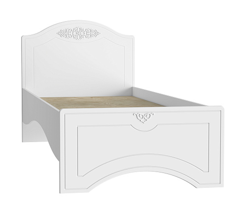 Кровать Ассоль АС-26 (2000х800) белое дерево