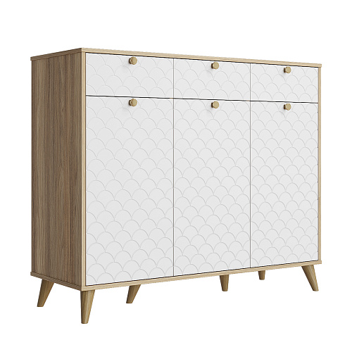 Тумба Велламо ВО-05 блэквуд ячменный/бланж