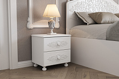 Тумба прикроватная Ассоль АС-4 белое дерево
