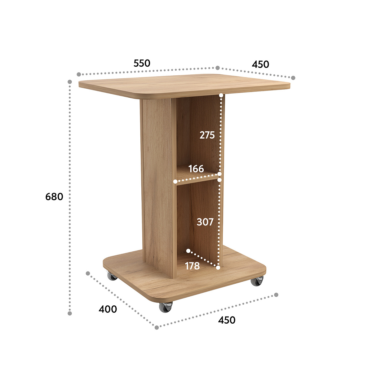 Тумба комбинированная К-31 дуб крафт золотой