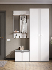 Вешалка Эмилия ЭЛ-49 белый структурный/меренга