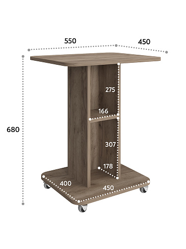 Тумба комбинированная К-31 дуб крафт табачный