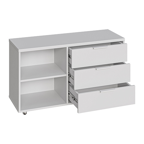 Тумба К-51 белый структурный/меренга