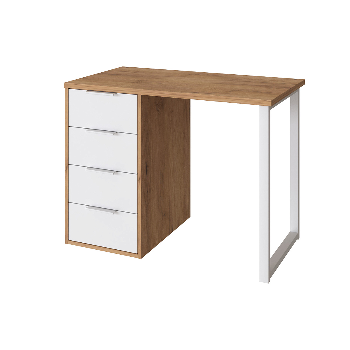 Стол С-414 дуб крафт золотой/меренга (1000х550)