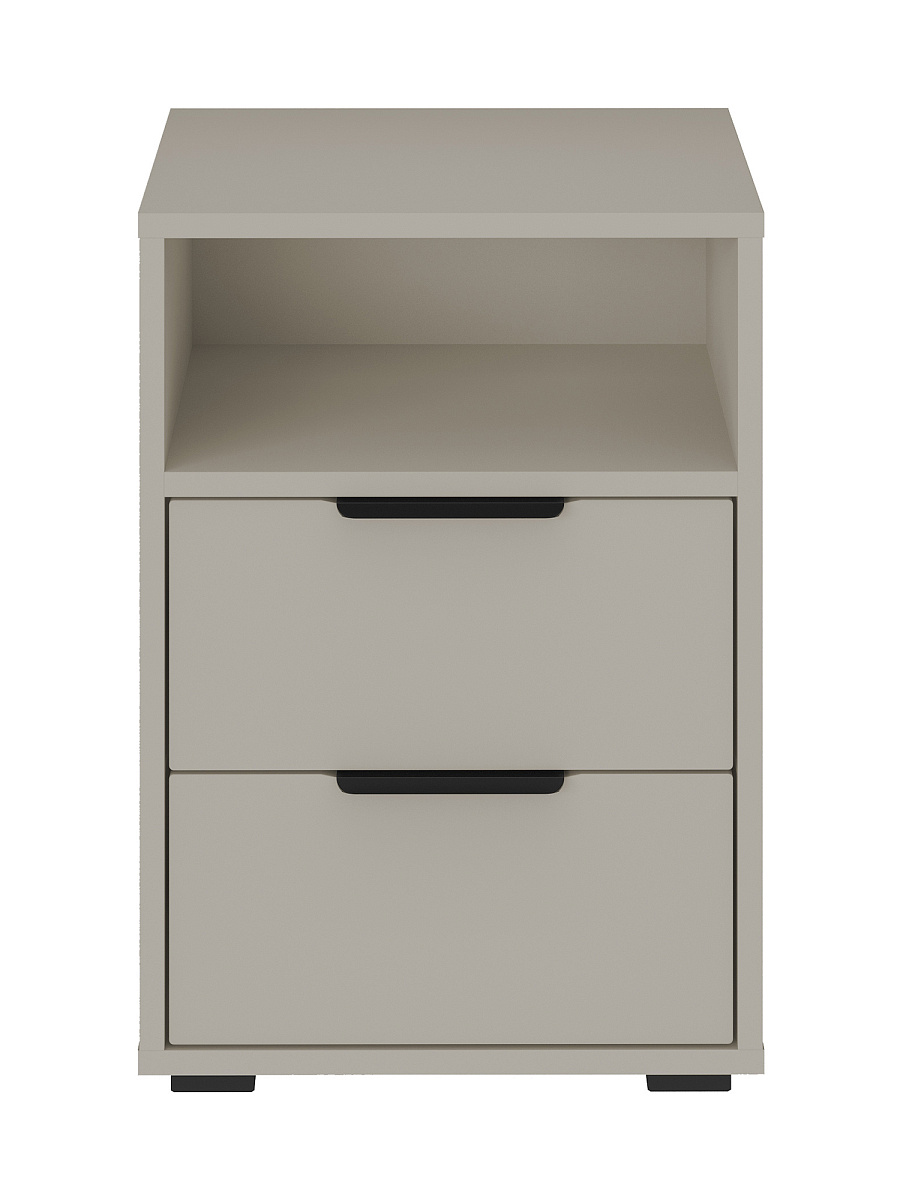 Тумба прикроватная Оптима ОП-07 глиняный серый/риолит