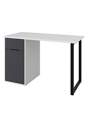 Стол С-408 белый структурный/графит