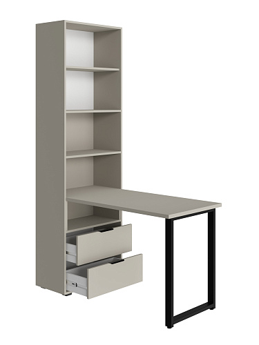 Стол рабочий Оптима ОП-20 глиняный серый/риолит