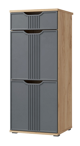 Тумба Эмилия ЭЛ-3 дуб крафт золотой/графит