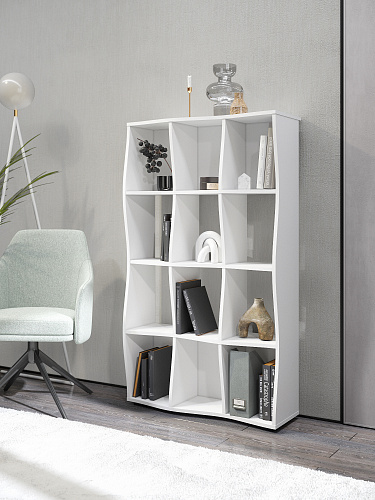 Стеллаж Контемпо КТ-02 белый бриллиант