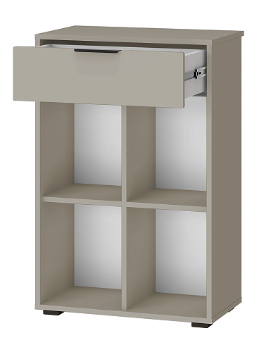 Комод Оптима ОП-06 глиняный серый/риолит