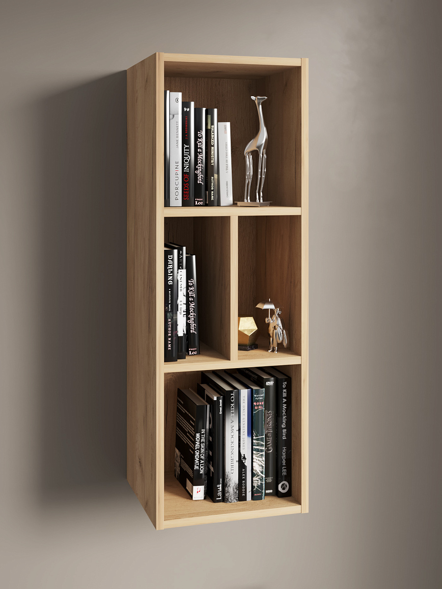 Полка П-02 дуб крафт золотой