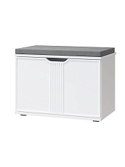 Комплект мебели для прихожей Эмилия ЭЛ-024 белый структурный/меренга