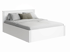 Кровать с ПМ Эмилия ЭЛ-34 (160х200) белый структурный/меренга