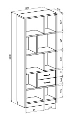 Набор мебели Виктория ВИ-007 дуб крафт золотой