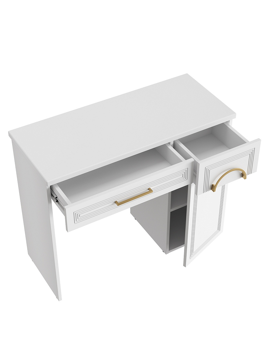 Стол туалетный Оливия ОЛ-19 белый бриллиант/бланж