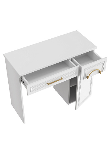 Стол туалетный Оливия ОЛ-19 белый бриллиант/бланж