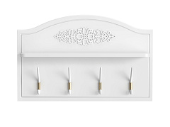 Вешалка Ассоль АС-72 белое дерево