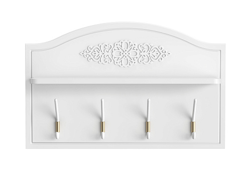 Вешалка Ассоль АС-72 белое дерево