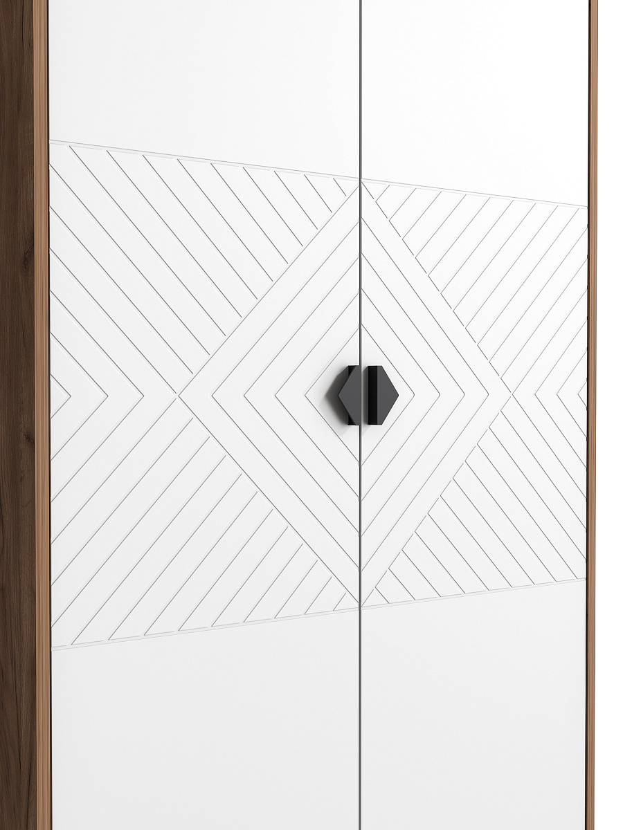 Шкаф для одежды Астрид АР-01 дуб крафт табачный/бланж