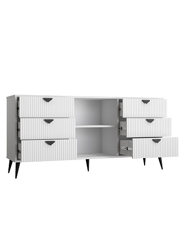 Комод Астрид АР-03 белый бриллиант/бланж