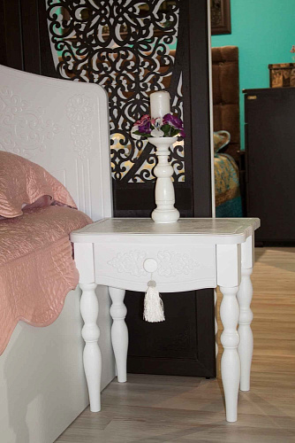 Тумба прикроватная Ассоль АС-39 белое дерево