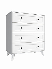 Комод Вильям ВМ-12 белый бриллиант/бланж