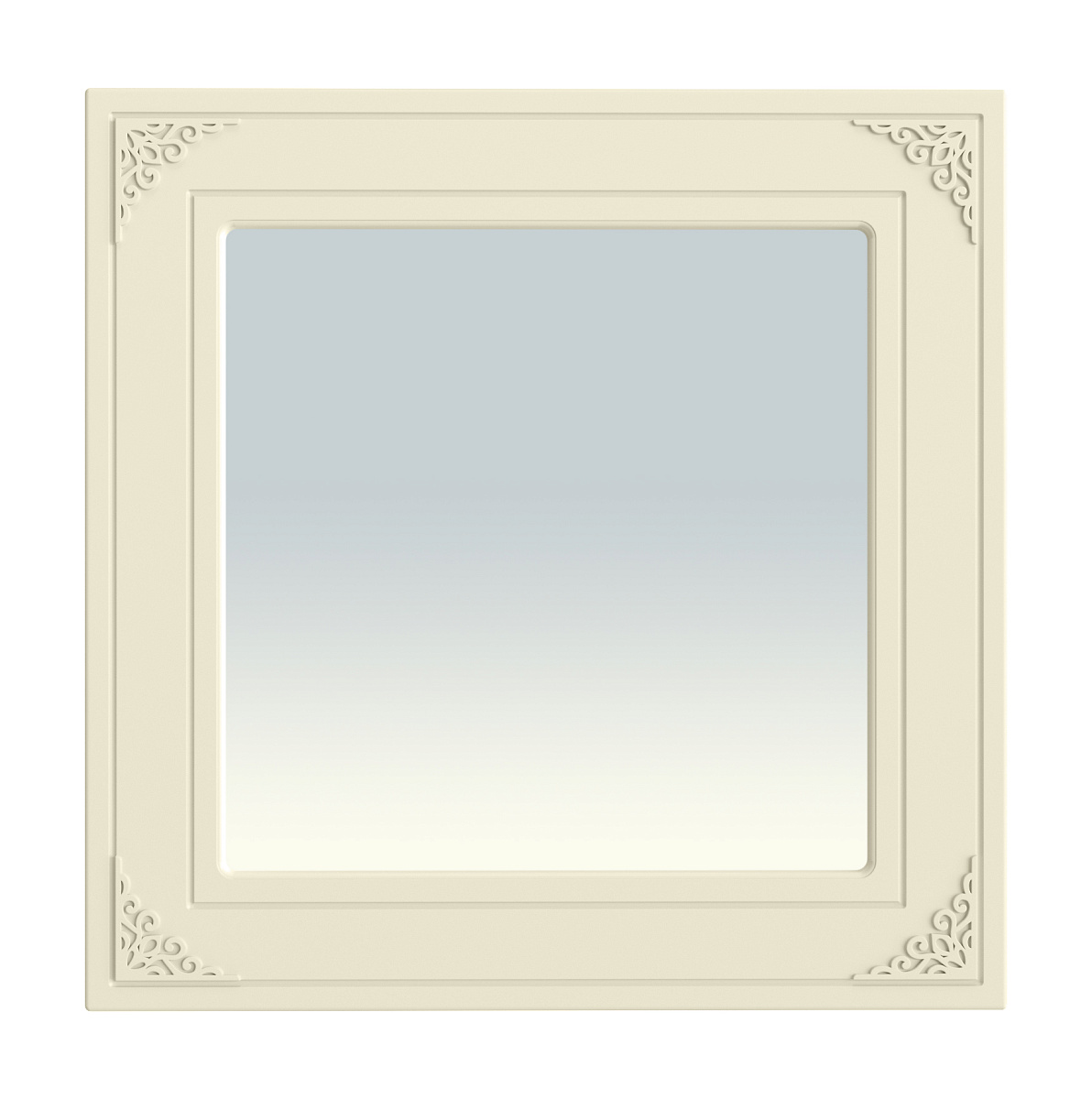 Зеркало Ассоль плюс АС-44 (800х800) ваниль