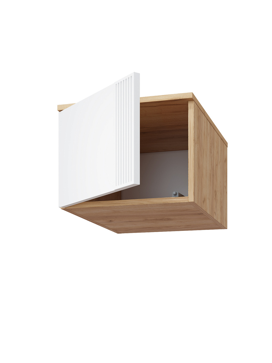 Антресоль Эмилия ЭЛ-53 дуб крафт золотой/меренга