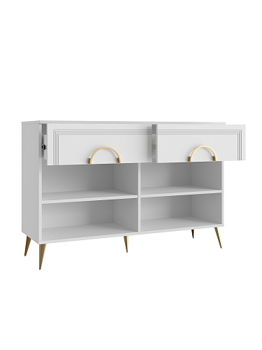 Комод Оливия ОЛ-21 белый бриллиант/бланж