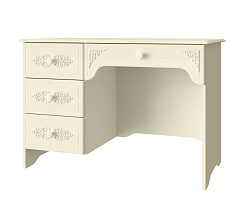 Стол письменный левый Ассоль плюс АС-6 ваниль