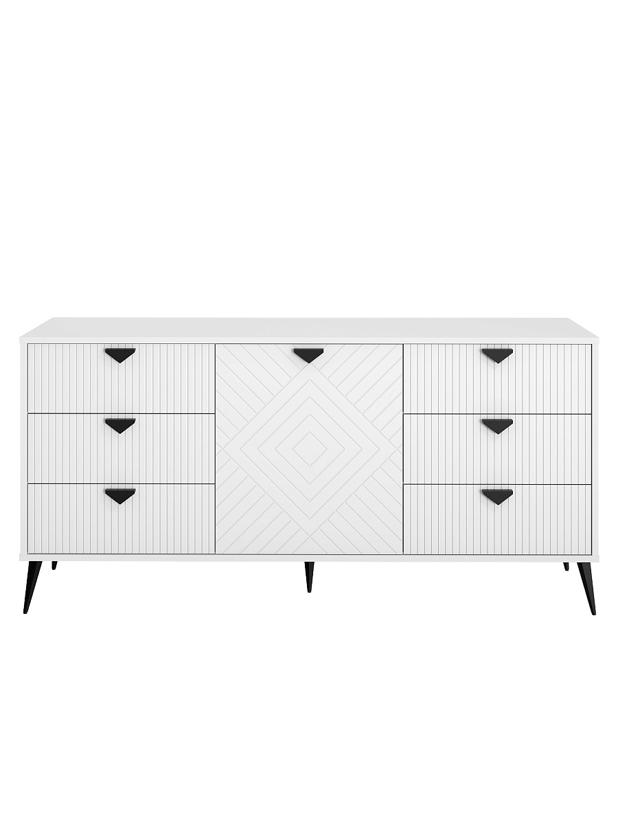 Комод Астрид АР-03 белый бриллиант/бланж