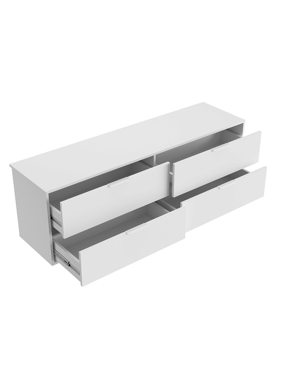 Тумба Оптима ОП-231 белый структурный/меренга