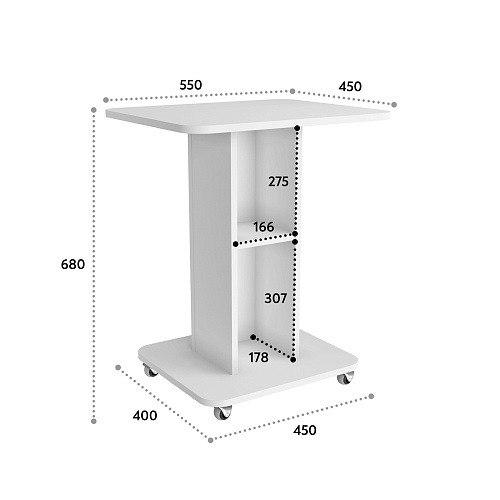 Тумба комбинированная К-31 белый структурный