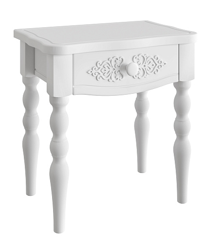 Тумба прикроватная Ассоль АС-39 белое дерево