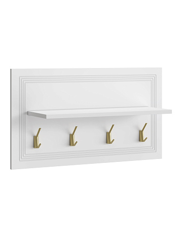 Вешалка Оливия ОЛ-16 (700х400) белый бриллиант/бланж