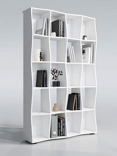 Стеллаж Контемпо КТ-01 белый бриллиант