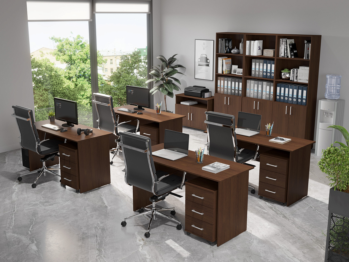 Шкаф-пенал открытый ОФ-301К венге