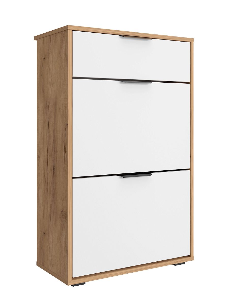 Тумба Оптима ОП-09 дуб крафт золотой/меренга