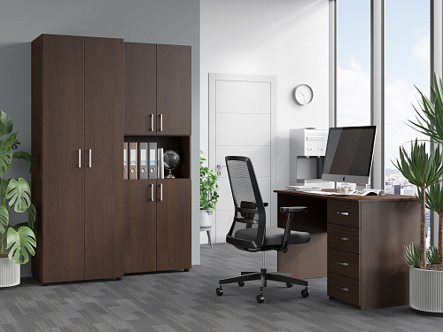 Шкаф-пенал ОФ-301К венге