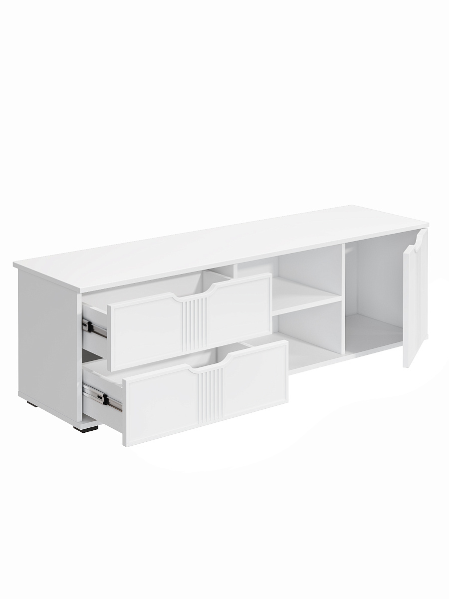 Тумба Эмилия ЭЛ-40 белый структурный/меренга