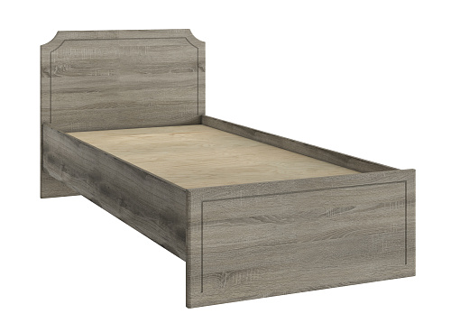 Кровать ДримСтар ДС-50 (900х2000) дуб эвок/дуб сонома темный