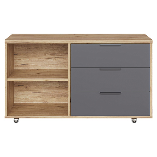 Тумба К-50 дуб крафт золотой/графит