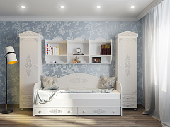 Кровать Ассоль АС-10 (2000х800) белое дерево