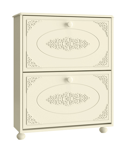 Тумба для обуви (обувница) Ассоль плюс АС-45 ваниль