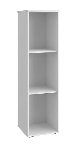 Шкаф-пенал Оскар ОС-01 белый структурный/графит