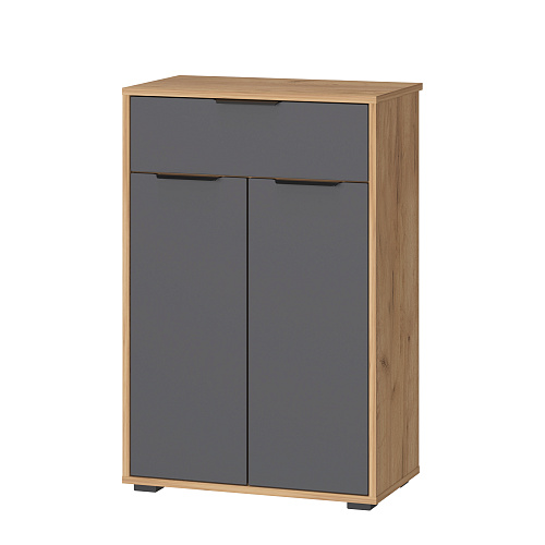 Комод Оптима ОП-06 дуб крафт золотой/графит