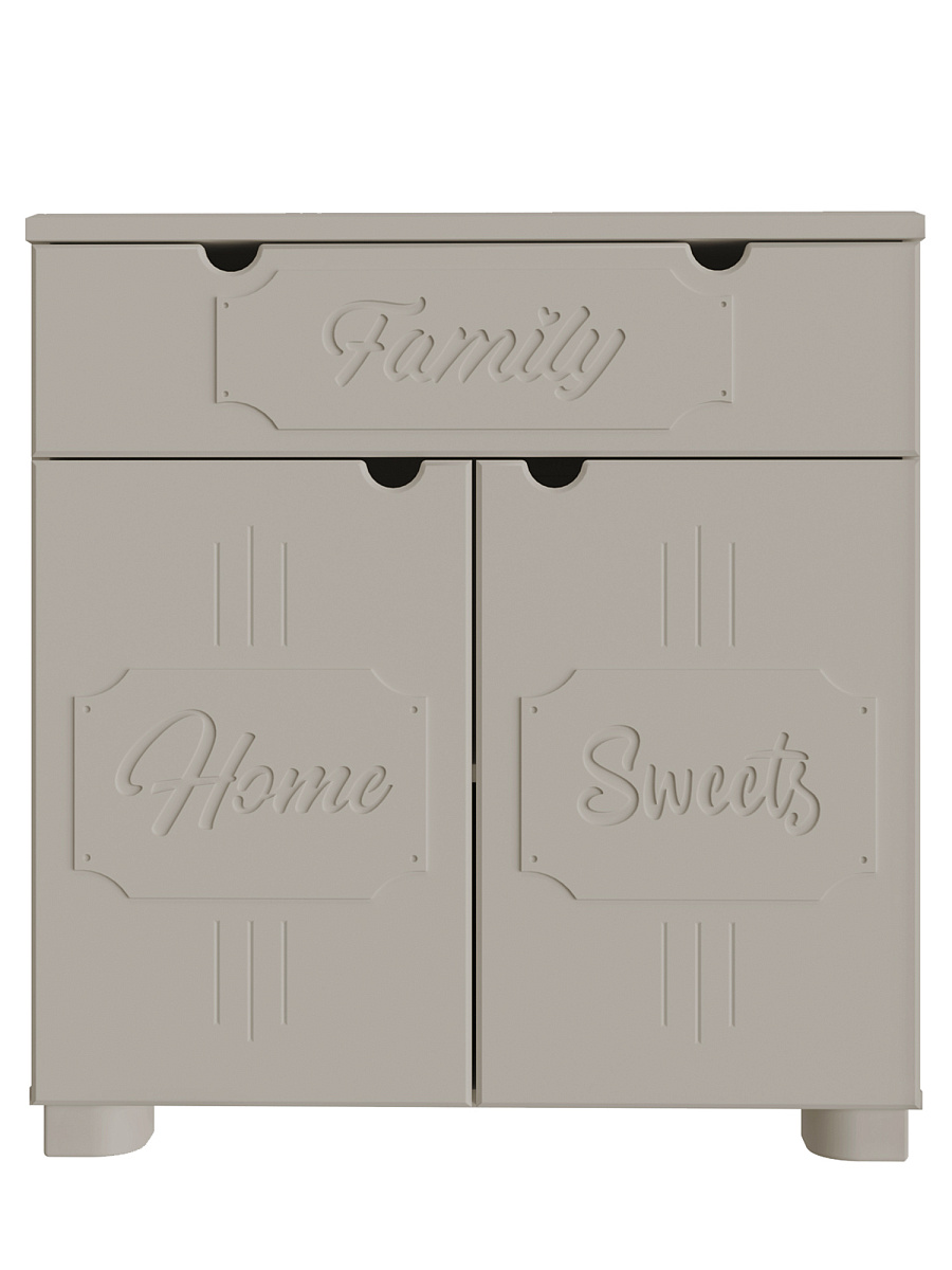 Тумба ДримСтар ДС-18 глиняный серый/риолит