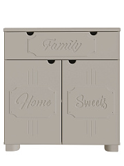 Тумба ДримСтар ДС-18 глиняный серый/риолит