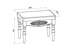 Банкетка Ассоль плюс АС-33 ваниль
