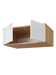 Антресоль Эмилия ЭЛ-54 дуб крафт золотой/меренга